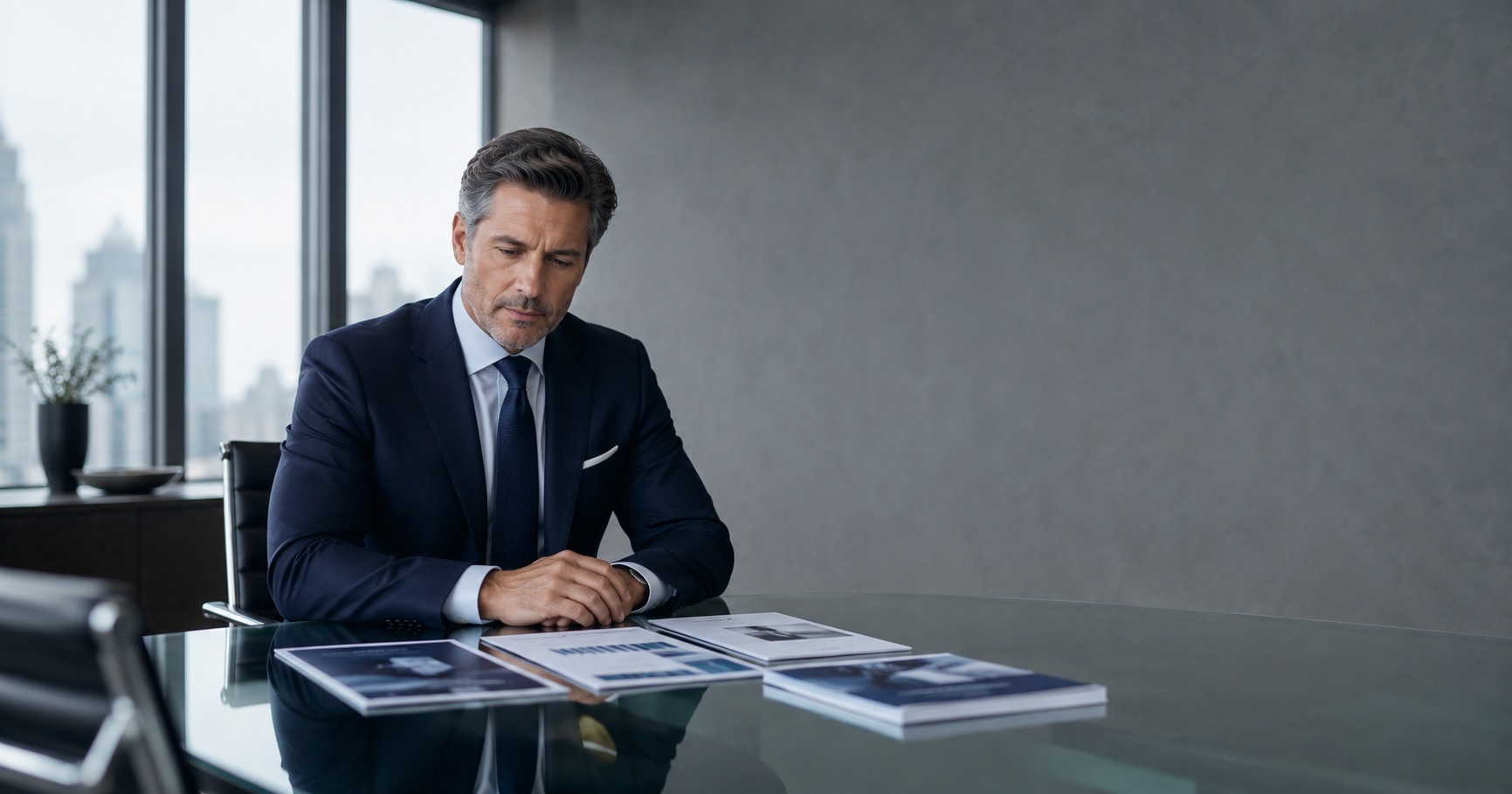 Private equity operating partner reviewing a portfolio company marketing review before making a personnel or vendor decision